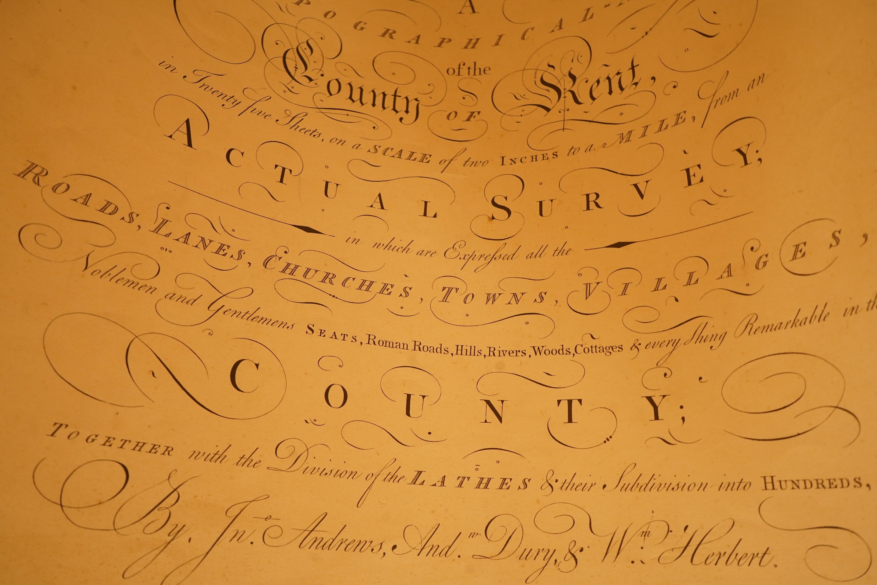 Hasted, Edward - Atlas for the first edition of Kent (4 vols., 1778-99). 31 d-page maps (only); old leather backed marbled boards (distressed), folio.; The West Kent Poll Book (1847), together with those for 1835 and 183
